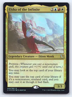 Elsha of the Infinite 40 Mythic Commander 2019 Magic: The Gathering Foil LP - Image 1