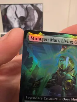 Mutagen Man, Living Ooze Extended Art Teenage Mutant Ninja Turtles Foil MTG TMNT - Image 2