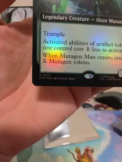 Mutagen Man, Living Ooze Extended Art Teenage Mutant Ninja Turtles Foil MTG TMNT - Image 5