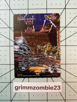 Trouble in Pairs -Borderless M Teenage Mutant Ninja Turtles Source Material 3 NM - Image 1