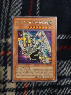 Yugioh Valkyrion the Magna Warrior SDD-001 Parallel Secret Rare NM - Image 1