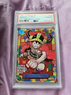 2025 One Piece Japanese PCC One Piece Day '25 #110 Monkey.D.Luffy PSA 10 - Image 1