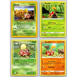 Shuckle Pokemon Card Lot of 4 WotC Neo Genesis Secret Wonders Collection Set - Image 1