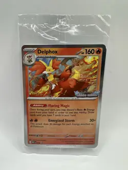 Pokemon TCG Chaos Rising Staff Prerelease Promo Pack Sealed 4 Cards - Image 1