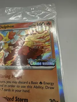 Pokemon TCG Chaos Rising Staff Prerelease Promo Pack Sealed 4 Cards - Image 3