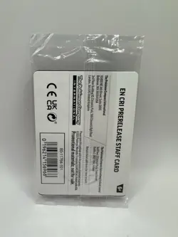 Pokemon TCG Chaos Rising Staff Prerelease Promo Pack Sealed 4 Cards - Image 4