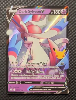 Dark Sylveon V SWSH134 SWSH: Sword & Shield Promo Cards Holo - Image 1