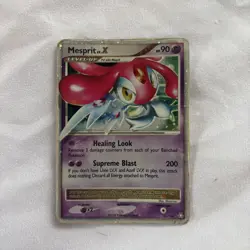 Pokemon TCG Mesprit LV.X Legends Awakened Holo Card 143/146 - Image 1