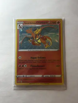 Pokemon TCG Special Delivery Charizard SWSH075 Holo Promo Card Sealed - Image 1