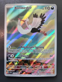 Pokemon TCG Bombirdier Card 219/198 Scarlet & Violet Base Set - Image 1