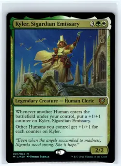 Kyler, Sigardian Emissary 4 Commander: Innistrad: Midnight Hunt MTG Foil NM - Image 1