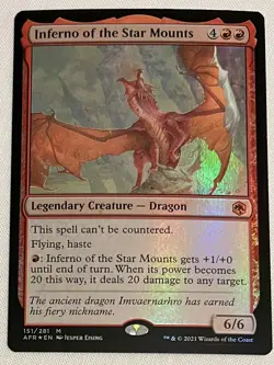 Inferno of the Star Mounts NM Foil - Image 1