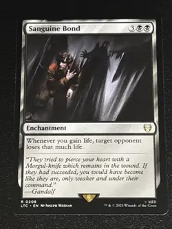 MTG Commander: LOTR Sanguine Bond 0208 Rare - Image 1