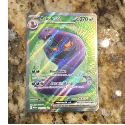Pokemon TCG Arbok ex 185/165 Sv: Scarlet & Violet 151 UR Full Art Holo - Image 1
