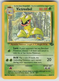 Victreebel 30/64 Rare Jungle Pokemon Unlimited Moderately Played - Image 1