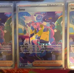Iono 237/091 SV: Paldean Fates Holo - TCG Pokemon Card - Image 3