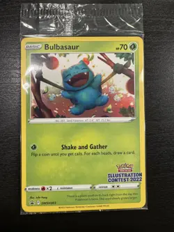 Pokemon TCG *Sealed* Bulbasaur SWSH303 Illustration Contest 2022 Promo Pack - Image 1
