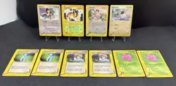 Pokemon TCG E Reader 10 Card Lot: Snubull, Raichu, Delcatty, Magneton NM-DMG - Image 1
