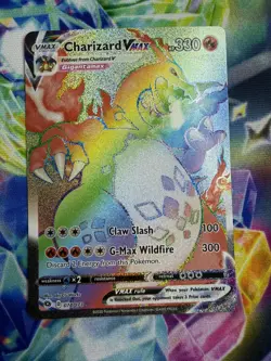 The Pokemon Company Charizard VMAX Full Art Holo Secret Rare 074/073 330 HP - Image 1