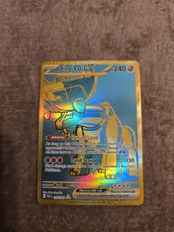 Pokemon TCG Ting-Lu Gold Paldean Fates Card 244/091 - Image 1