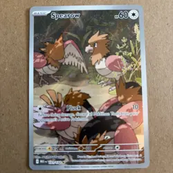Pokemon TCG Spearow 151/132 Illustration Rare Mega Evolution Card NM English - Image 1