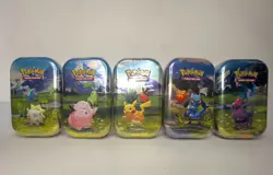 Pokemon Ascended Heroes Mini Tin Complete Set of 5 Full Artwork (Factory Sealed) - Image 2