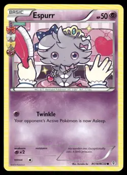 Pokemon Cards Espurr RC14/RC32 Generations Common NM - Image 1