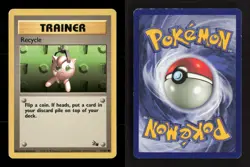 Recycle 61/62 Fossil Unlimited MP Pokemon - Image 3