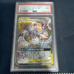 Pokemon Lucario & Melmetal GX 120/214 SM Unbroken Bonds PSA 9 - Image 1