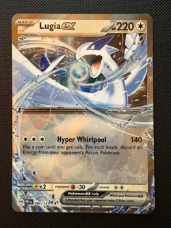 Lugia ex 082/131 Double Rare Prismatic Evolutions Pokemon Holo Near Mint - Image 1