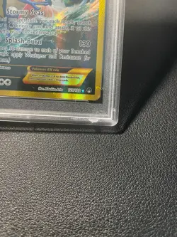 2016 POKEMON XY BREAKPOINT SECRET #123 FULL ART/GYARADOS EX PSA 8 (Cracked Case) - Image 5