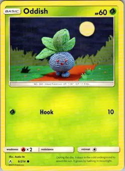 Oddish 6/214 Unbroken Bonds Pokemon Near Mint - Image 1