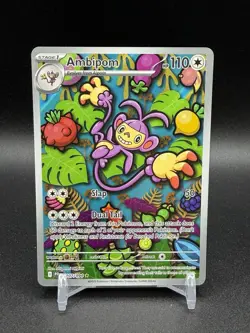 Ambipom 107/094 Phantasmal Flames Illustration Rare English Pokemon TCG NM/M - Image 1
