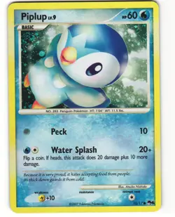 Piplup Holo Pokemon TCG POP Series 6 15/17 LP - Image 1
