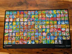 Pokemon Professor Playmat Gen KANTO TCG CUSTOM Program - Image 1