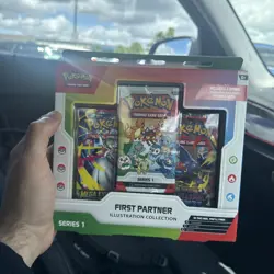 Pokemon TCG First Partner Illustration Collection Series 1 Box - Brand New - Image 1
