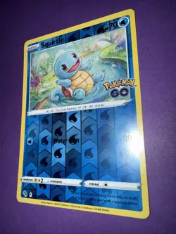 Squirtle 015/078 Common Pokemon GO Pokemon Reverse Holo - Image 3