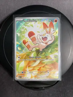 Pokemon Scorbunny 225/217 Illustration Rare Holo - ME: Ascended Heroes - English - Image 1
