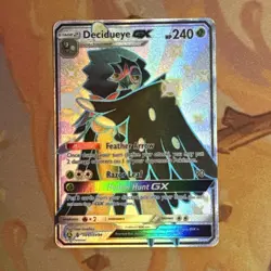 Decidueye GX SV47/SV94 Hidden Fates Shiny Vault Shiny Holo Rare English 2019 - Image 1