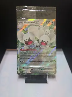Pokemon TCG Maushold ex 155/182 Adventure Chest Factory Promo Sealed - Image 1