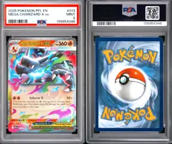 Pokemon TCG Mega Charizard X ex 013/094 Holo Phantasmal Flames PSA 9 EN - Image 3