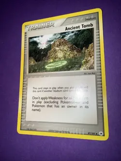 Ancient Tomb VINTAGE Uncommon Trainer Pokemon TCG 2004 EX Hidden Legends 87/101 - Image 3