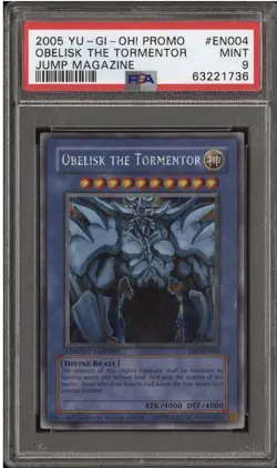 Obelisk The Tormentor Jumbo Yu-Gi-Oh Card Secret Rare Holo - Image 1