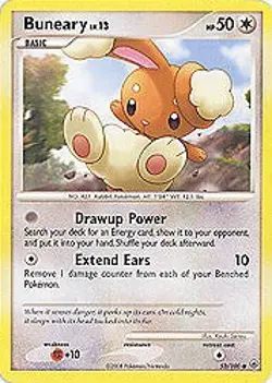Pokemon Majestic Dawn- Buneary Card 53/100 - Image 1