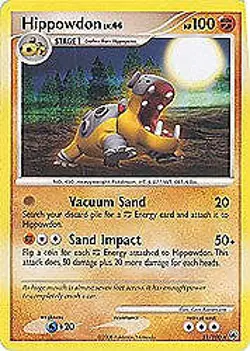 Pokemon Majestic Dawn- Hippowdon (Rare) Card 21/100 - Image 1