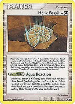 Pokemon Majestic Dawn Helix Fossil Card 91/100 LIGHT PLAY - Image 1