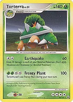 Pokemon Majestic Dawn Torterra (Rare) Card 30/100 - Image 1