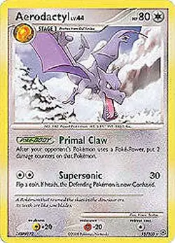 Pokemon Majestic Dawn- Aerodactyl (Rare) Card 15/100 - Image 1