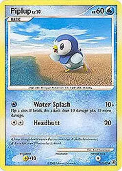 Pokemon Diamond and Pearl Majestic Dawn- Piplup (Common) Card 72/100 - Image 1