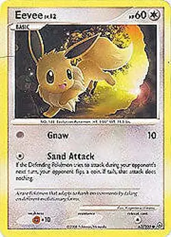 Pokemon Majestic Dawn- Eevee Card 63/100 - Image 1
